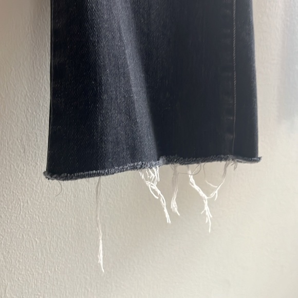 J Brand Selena bootcut frayed hem jeans in color Anthracite - Picture 3 of 10